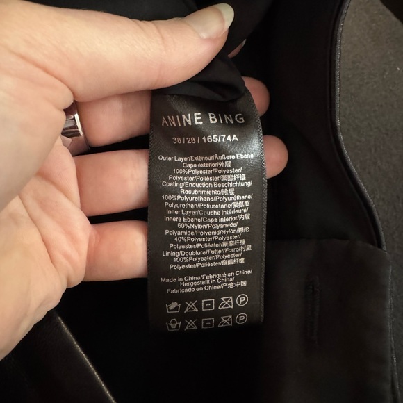 Anine Bing Classic Black Carmen Pant - Picture 8 of 8